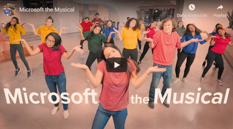 Microsoft müzikal videosu bir ilk değil. Geçtiğimiz dönemde de Microsoft ürünleriyle ilgili birçok video hazırlamıştı. Fakat bu kadar içten...