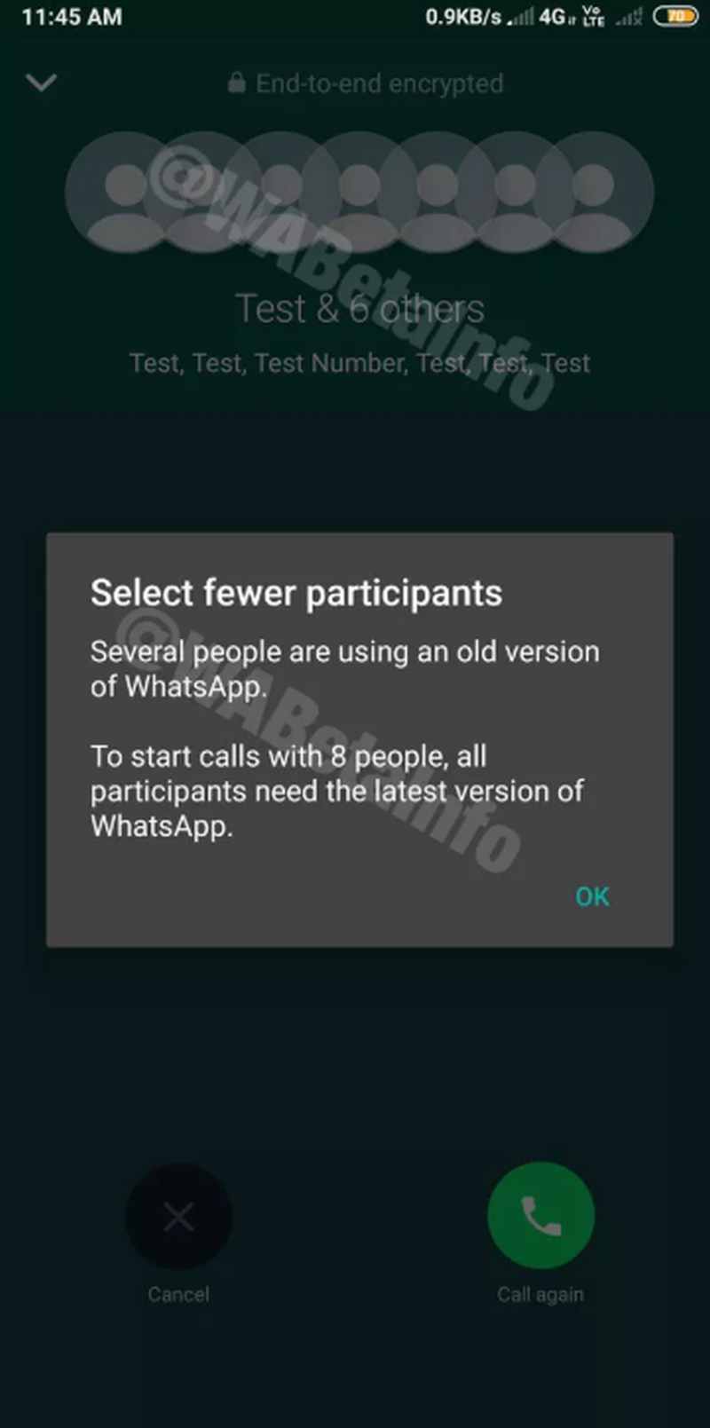 WhatsApp grup görüntülü görüşme konusunda yeni bir adım daha attı. Artık küçük grup görüşmeleri için Zoom'a ihtiyacınız olmayabilir.