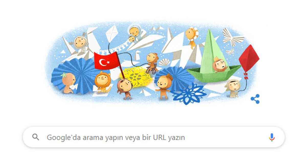 Özel günler için tasarlanan Google logosu Doodle bu özel günümüzde de yanımızda. Bakın 23 Nisan Özel Doodle için Google neler yapmış. 