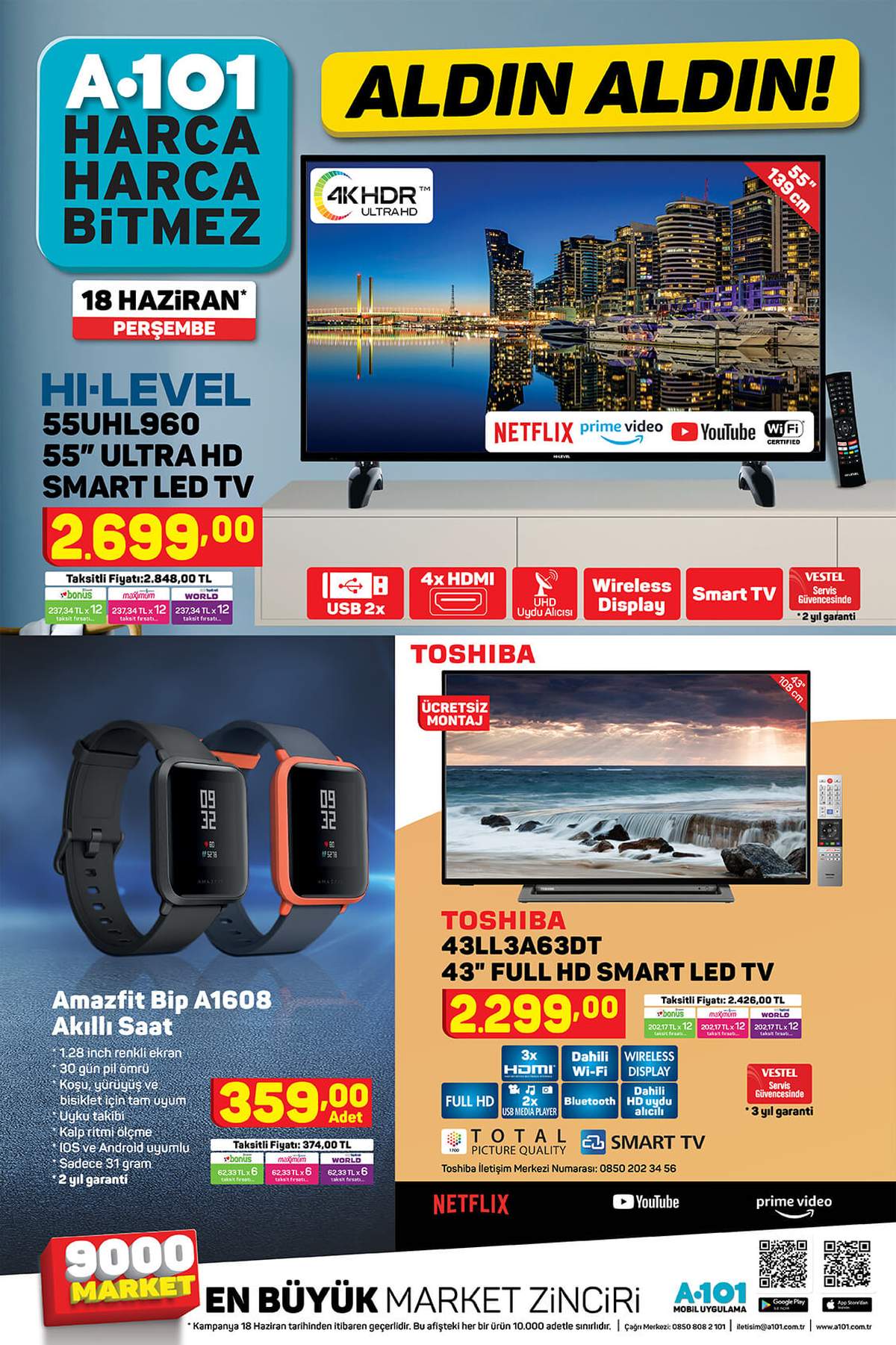 A101 Aktüel 18 Haziran