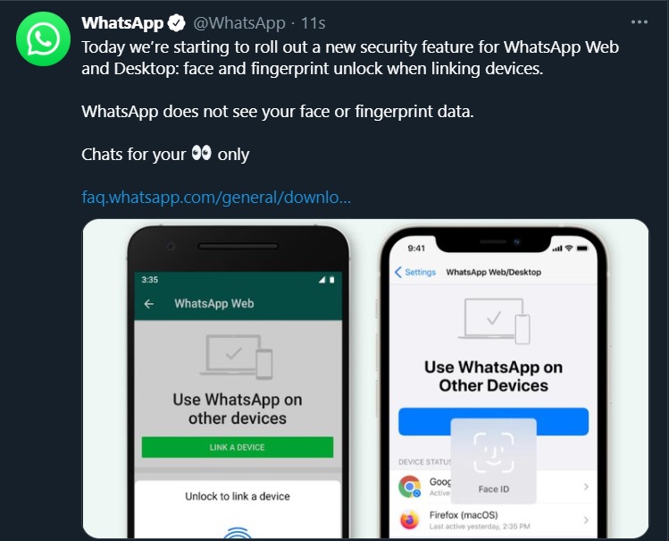 whatsapp web güvenlik